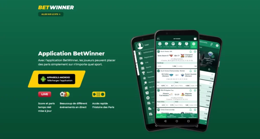 Découvrez l'utilisation de l’application Betwinner pour vos paris sportifs